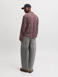Camicia manica lunga flanella Jack & Jones - cioccolato - 5