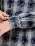 Camicia manica lunga flanella Jack & Jones - dark navy - 4