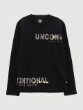 T-shirt manica lunga sportiva Uncoventional - nero - 0