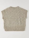 Pullover senza maniche I Do - tortora - 3
