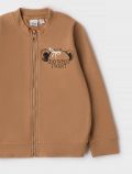 Maglia in felpa aperta I Do - biscotto - 1