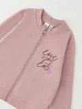 Maglia in felpa aperta I Do - mauve - 1