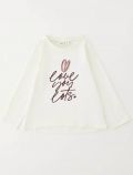 T-shirt manica lunga I Do - panna - 0