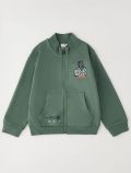 Maglia in felpa aperta I Do - verde militare - 0