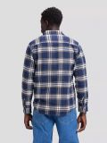 Camicia manica lunga flanella Lee - blue - 4