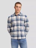 Camicia manica lunga flanella Lee - blue - 0