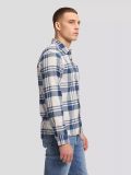 Camicia manica lunga flanella Lee - blue - 4