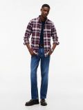 Camicia manica lunga flanella Tommy Jeans - bordeaux - 3