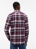 Camicia manica lunga flanella Tommy Jeans - bordeaux - 4