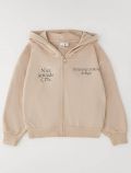 Maglia in felpa aperta I Do - beige - 0