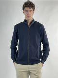 Maglia in felpa aperta Bugatti - blu - 0