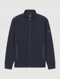 Maglia in felpa aperta Bugatti - blu - 5