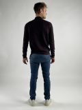 Lupetto zip Seinse - melanzana - 4