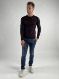 Maglia manica lunga Seinse - melanzana - 4