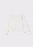 T-shirt manica lunga Mayoral - panna nero - 2