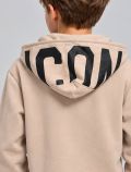 Maglia in felpa cappuccio Icon - sabbia - 2