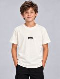 T-shirt manica corta Icon - panna - 0