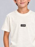 T-shirt manica corta Icon - panna - 1