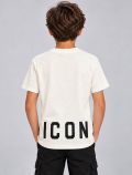 T-shirt manica corta Icon - panna - 2