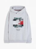 Maglia in felpa cappuccio Tommy Hilfiger - grey - 4