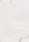 Maglia in felpa Mayoral - ecru - 1