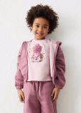 Maglia in felpa aperta Mayoral - violetta - 2