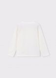 T-shirt manica lunga Mayoral - ecru - 3