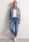 Maglia in felpa aperta Street One - blu - 2