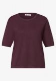Maglia manica corta Street One - bordeaux - 5