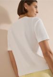 T-shirt manica corta curvy Cecil - vaniglia - 5