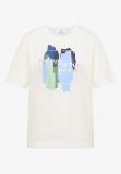 T-shirt manica corta curvy Cecil - vaniglia - 6