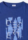 T-shirt manica corta curvy Cecil - bluette - 4