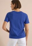 T-shirt manica corta curvy Cecil - bluette - 5