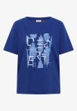 T-shirt manica corta curvy Cecil - bluette - 6