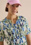 T-shirt manica corta curvy Cecil - verde - 1