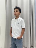 Polo manica corta Lacoste - bianco - 0
