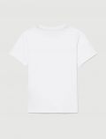 T-shirt manica corta Lacoste - bianco - 3