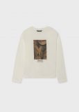 T-shirt manica lunga Mayoral - panna - 2