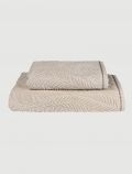 Completo asciugamani Atelier Fazzini - torrone - 0
