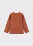 T-shirt manica lunga Mayoral - coccio - 4