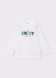 T-shirt manica lunga Mayoral - panna - 3