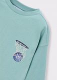 T-shirt manica lunga Mayoral - acqua - 1