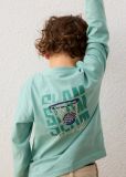 T-shirt manica lunga Mayoral - acqua - 2