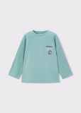 T-shirt manica lunga Mayoral - acqua - 3