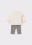 Completo 2 pezzi Newborn - beige - 2