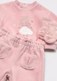 Completo 2 pezzi Newborn - rosa - 1