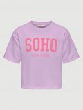 T-shirt manica corta Only - rosa - 0