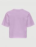 T-shirt manica corta Only - rosa - 2