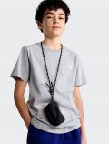 T-shirt manica corta sportiva The North Face - grigio - 0