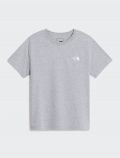 T-shirt manica corta sportiva The North Face - grigio - 9